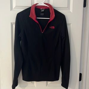 North Face 1/4 zip fleece, size Medium